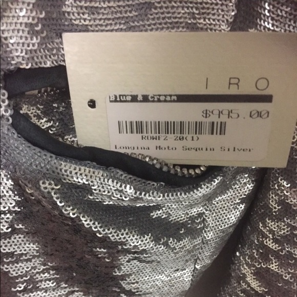 IRO Sequin Moto Jacket - Picture 6 of 7